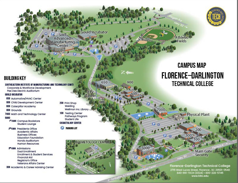 Map of the Main Campus