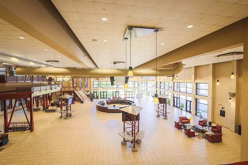 A view of lobby in the SiMT building