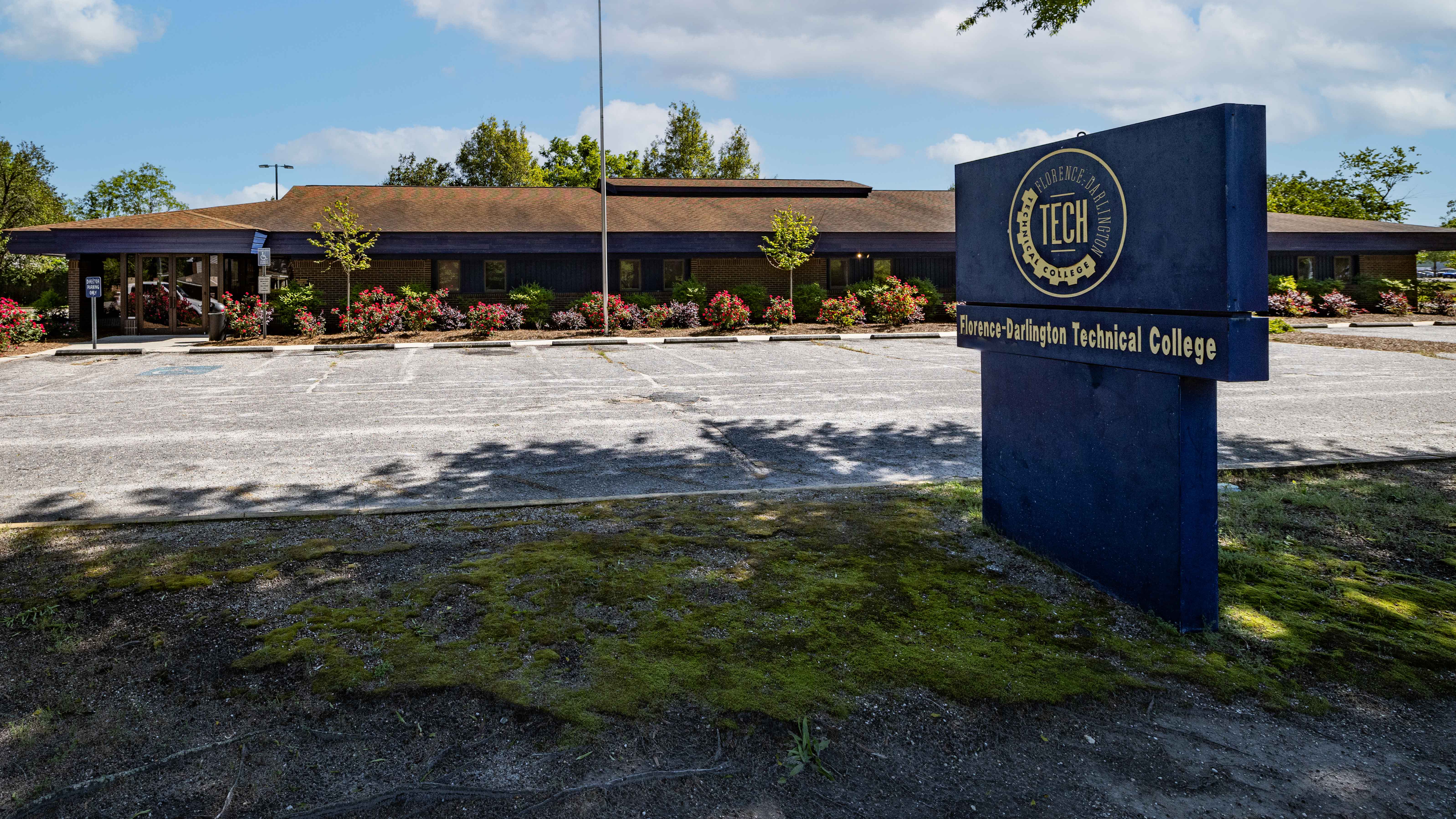 An exterior photograph of the Hartsville campus.