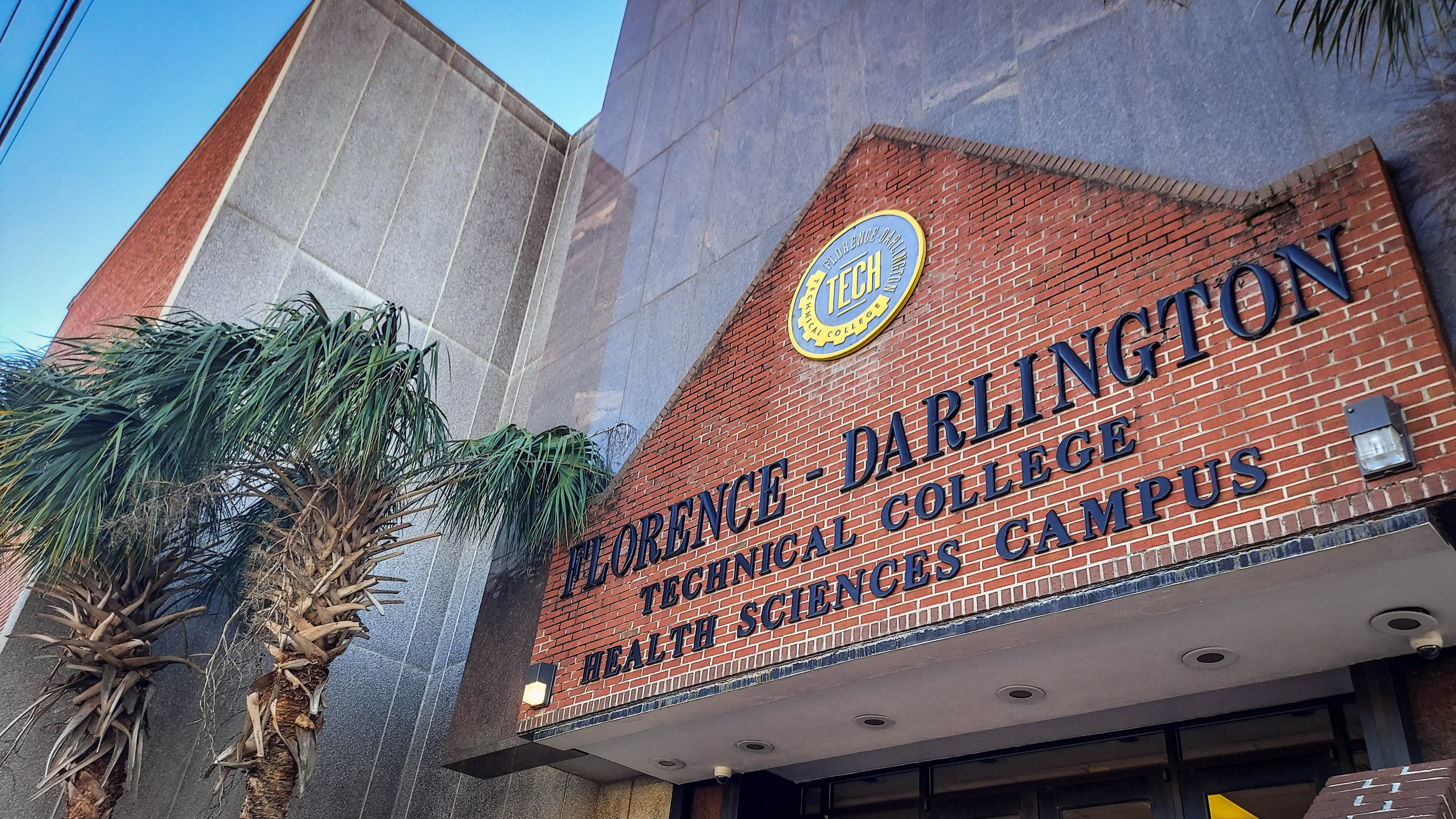 An exterior photograph of the Health Science Campus.