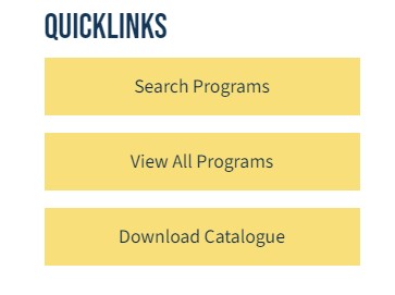 Screenshot showing Quick Links example